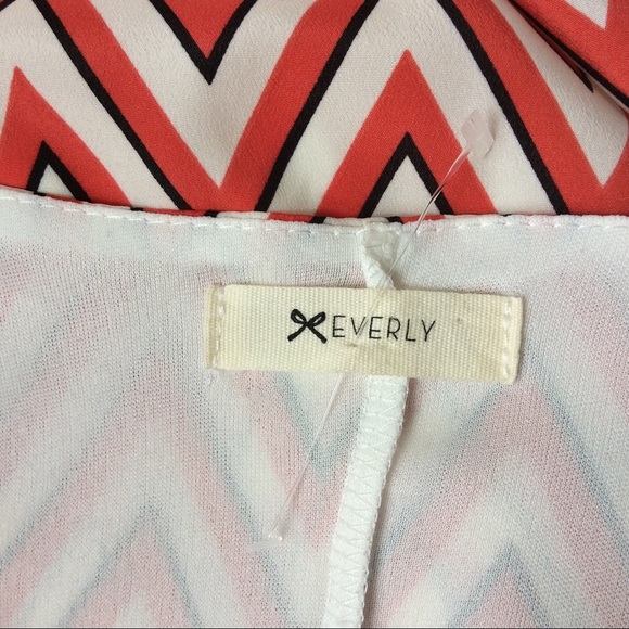 Everly Chevron Shift Dress - Picture 5 of 6